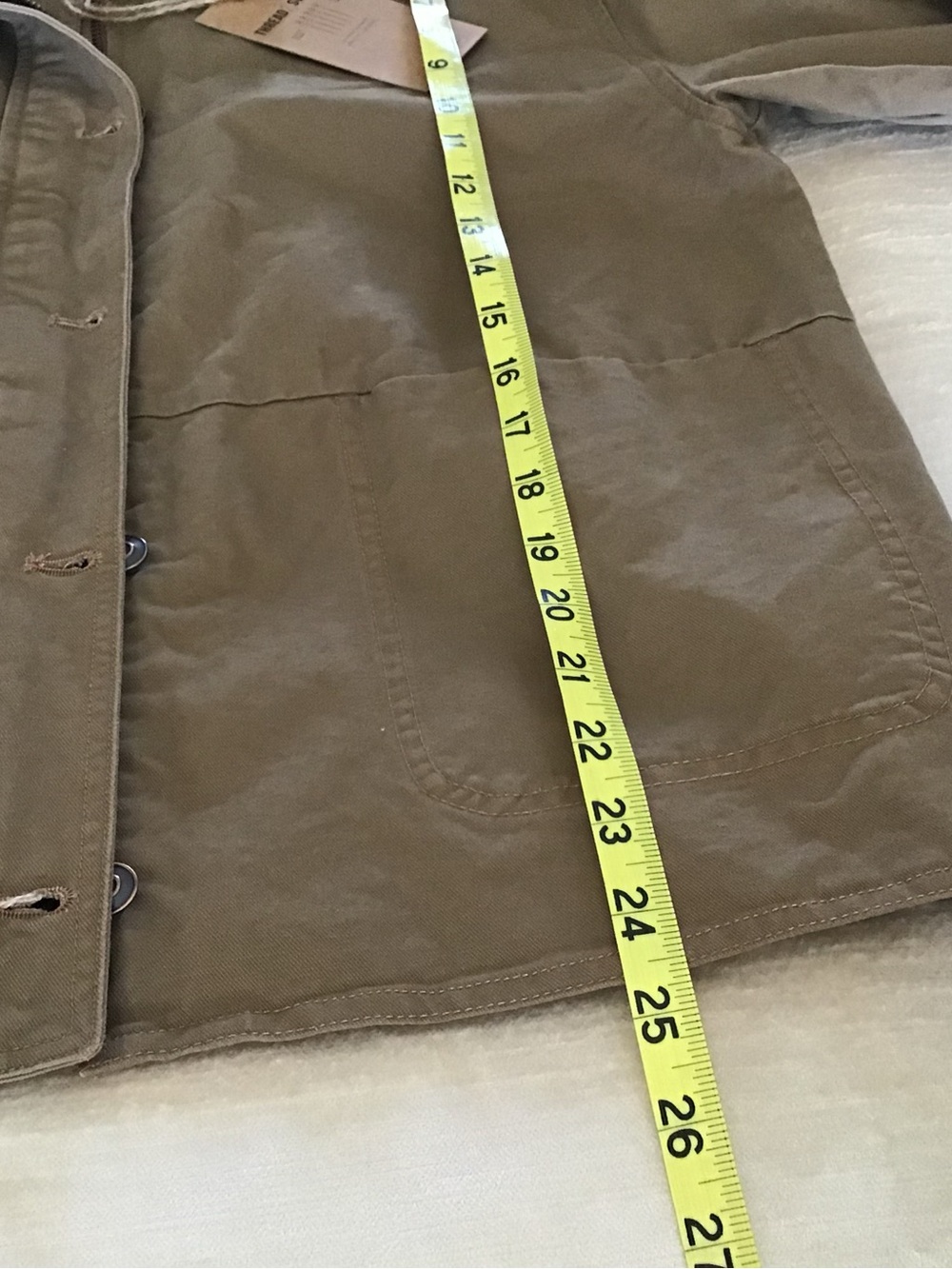 Thread & Supply Brown Canvas Field Jacket with Black Collar - Picture 10 of 10